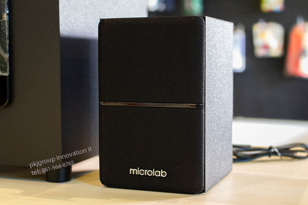 ดอกลำโพง Microlab M-106BT ให้เสียงกลางแหลมที่กระชับมาก