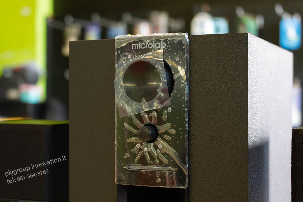 Microlab M-106BT ปรับระดับเสียงได้ อีกทั้งยังปรับเบสได้อีกด้วย