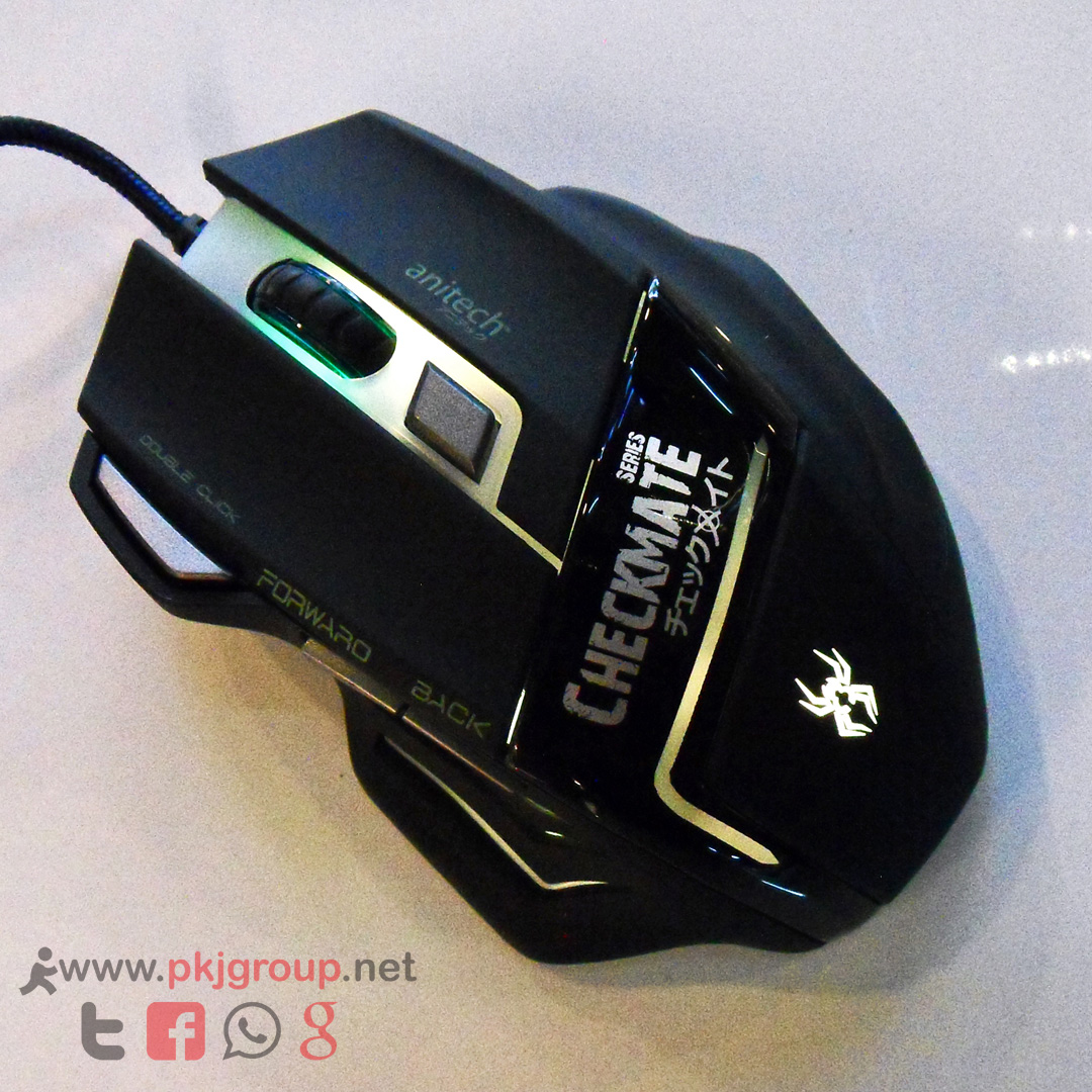 Mouse Gaming Anitech ZX910 เม้าส์เกมส์มีไฟ มีมาโคร เล่น PB สบายๆ(รีวิว)