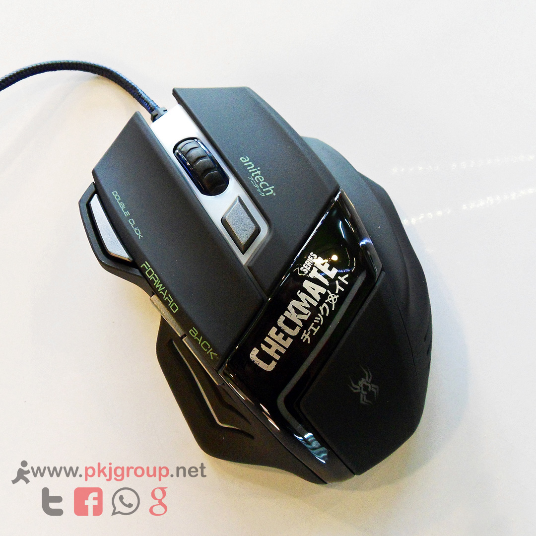 Mouse Gaming Anitech ZX910 เม้าส์เกมส์มีไฟ มีมาโคร เล่น PB สบายๆ(รีวิว)