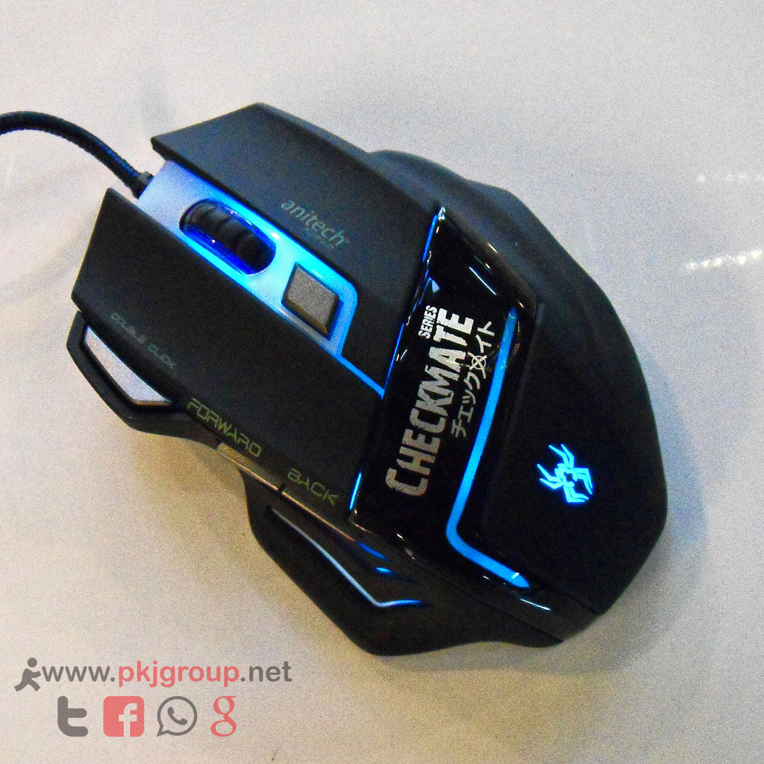 Mouse Gaming Anitech ZX910 เม้าส์เกมส์มีไฟ มีมาโคร เล่น PB สบายๆ(รีวิว)