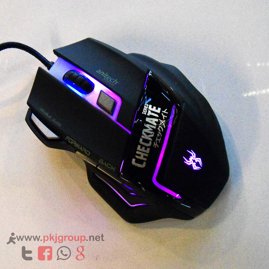 Mouse Gaming Anitech ZX910 เม้าส์เกมส์มีไฟ มีมาโคร เล่น PB สบายๆ(รีวิว)