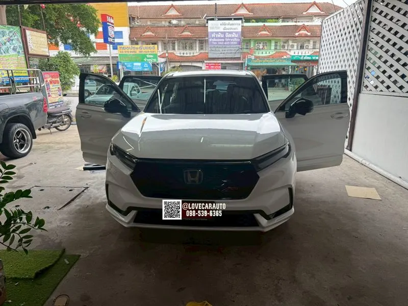 พรมกระดุมรถยนต์ Honda CRV G6 5ที่นั่ง 2025 กระดุมเล็กสีแดง