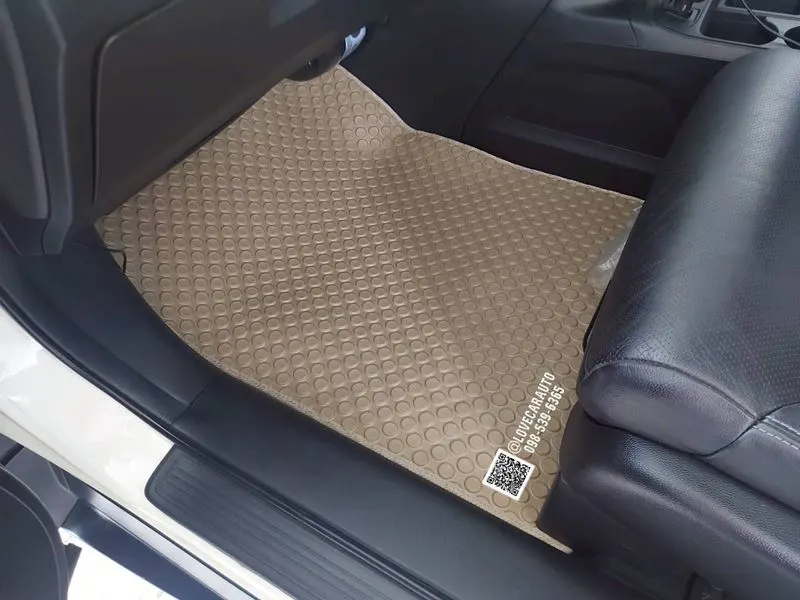 พรมกระดุมรถยนต์ Honda CR-V G4 กระดุมครีม