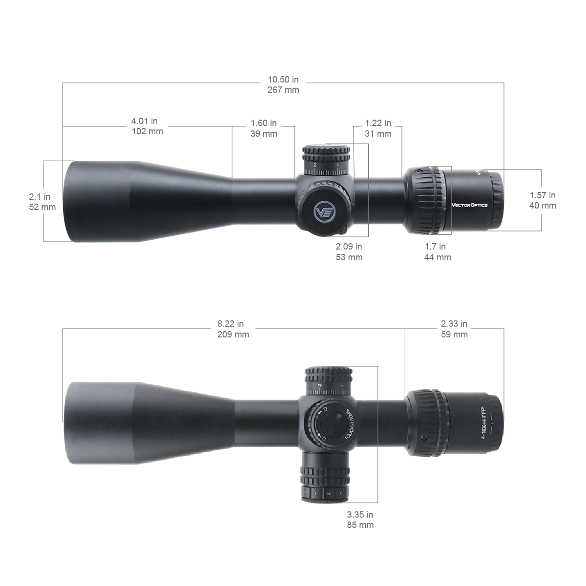 VECTOR OPTICS Veyron 4-16x44 IR FFP