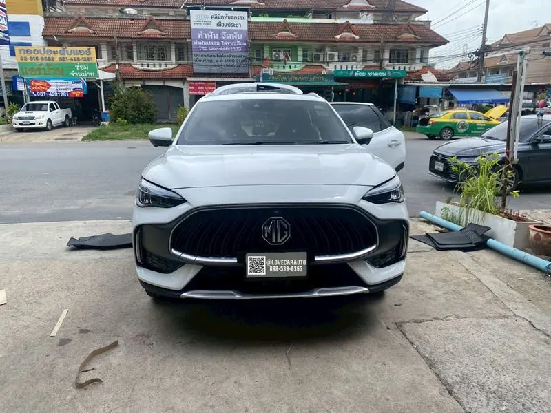 พรมปูพื้นรถยนต์ Mg Hs พรมไวนิลสีแดง