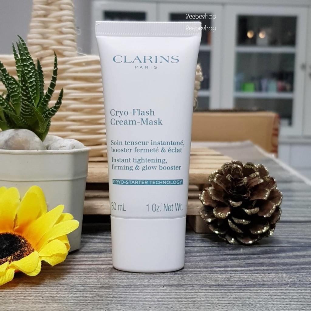Clarins Cryo Flash Cream Mask Anwendung www.beebeshop.com