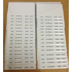 บัตรคีย์การ์ด Proximity Card 0.8 mm เลขเรียง 100 เปอร์เซ็นต์ ไม่มีกระโดด