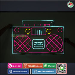 ไฟ NEON FLEX งานวิทยุ