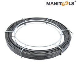 "MANITOOLS" MSW-60 Size 1.3x3 mm. Length 60m. ฟิชเทปเหล็กพร้อมลูกกรง / Wire steel (with cage) ความยาว 60 เมตร