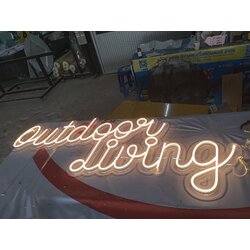 ป้ายไฟนีออนเฟล็คซ์แอลอีดี งานOUTDOOR LIVING