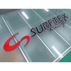 ป้ายตัวอักษร3D ไฟออกหน้าขอบเลือกตามสีได้ งานSURGTEX AUSTRALIA