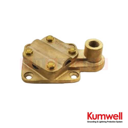 KUMWELL LCRS 58 ฐานล่อฟ้าปรับมุม (Cross Cable Saddle) Thread Size 5/8", Cable Size 35-70 mm2