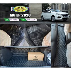 พรมรถยนต์ 6D สีดำด้ายดำ MG EP 2020 เต็มคัน