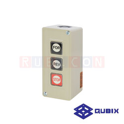 QUBIX CPB-3 สวิทซ์กดจม ON-OFF 3A 250VAC SCREW TERMINAL M4 ติดตั้งแบบลอย PLASTIC (POWER PUSHBUTTON SWITCH)