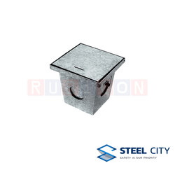 STEEL CITY HGREP เอิร์ท พิทท์ บ็อกซ์ อาบสังกะสี (HOT DIP GALVANIZED EARTH PIT BOX)