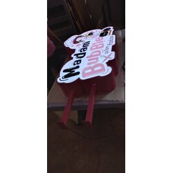 ป้ายกล่องไฟไดคัท ป้ายMADAM BUBLE