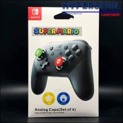 ACC-SWITCH: HORI (HK) ANALOG CAPS (SET OF 4): SUPER MARIO PRO CONTROLLER