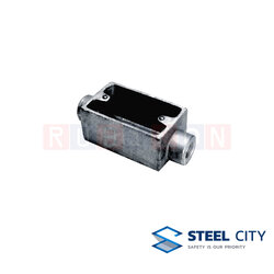 STEEL CITY เอฟ.เอส.ดีไวซ์บ๊อกซ์อาบสังกะสี ซิงเกิล แก๊งค์ (F.S.C.) (HOT DIP GALVANIZED DEVICE BOXES SINGLE GANG)