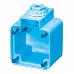 MENNEKES 10715 blue ฝาหลังปลั๊กตัวเมียติดลอย รุ่น SCHUKO (2P+E) 16A 230V IP44