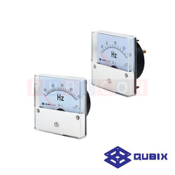 QUBIX SD-80FP 220V CLASS 2.5 พาเนลมิเตอร์แบบอนาล็อก มิเตอร์วัดความถี่ ANALOG PANEL METER SD SERIES 80X80 MM. (FREQUENCY METER)