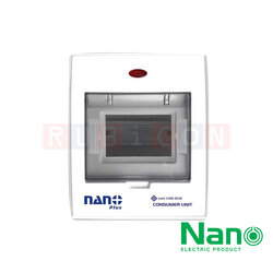 Nano Electric® NNP-CU02 ตู้คอนซูมเมอร์ยูนิต NANO PLUS ขนาด 2-4 ช่อง(ตู้เปล่า)