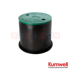 KUMWELL GXPIP-GY บ่อกราวด์พลาสติก (ABS Inspection Pit/Base for ABS Inspection Pit ) 130x150x120 mm (Gray Cover)