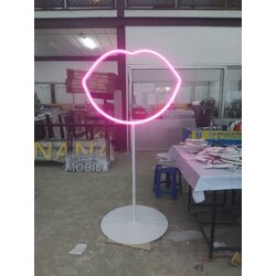 ป้ายไฟนีออนดัดแอลอีดีให้ถ่ายรูป งานรูปลิป พร้อมขาตั้ง
