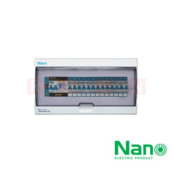 Nano Electric® CR50B-13 ตู้คอนซูเมอร์ยูนิต SHIHLIN/NANO เมน+13ช่อง ( พร้อมเมนกัดดูด 50 A+ลูกย่อย) ( 1 ชิ้น/กล่อง )