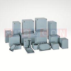 "TIBOX" LV0605 กล่องอลูมิเนียมพร้อม (Aluminum Enclosure IP66) Size : W64×H58×D36 mm.