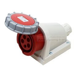 "DAKO PLUG" HTN 1151 เพาเวอร์ปลั๊กเต้ารับติดลอยกันน้ำ (3P+N+E) 16A 400V 6H IP67