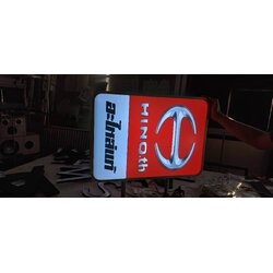 ป้ายกล่องไฟอลูมิเนียม ร้านHINO