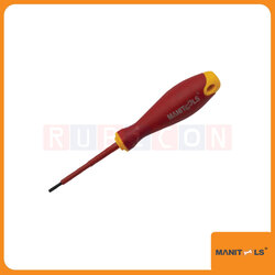 "MANITOOLS" SVSL ไขควงปากแบนหุ้มฉนวนกันไฟ ขนาด 3.0-5.5 mm. (SLOTTED SCREWDRIVER)