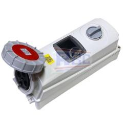 "DAKO Plug" HTPZ 1341 เต้ารับพร้อมสวิทช์ล็อคกันน้ำ (3P+E) 63A IP67 (SWITCHED & INTERLOCKED SOCKETS IP67) **เลิกผลิต ใช้รุ่นใหม่ HTPZ 21341**