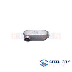 STEEL CITY L.L. คอนดูท เอ๊าท์เลทบ๊อกซ์ พร้อมฝา (CONDUIT OUTLET BOXES)