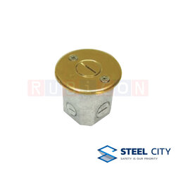 STEEL CITY FPCUP ฝาทองเหลือง ถ้วยกลม (FLOOR OUTLET CUP)