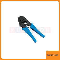 "MANITOOLS" MHC8 16-4 คีมย้ำหางปลาปลายสายฝั่ง 4 ด้าน ขนาด 4.0-16 mm² (WIRE FERRULE 4 SIDES)