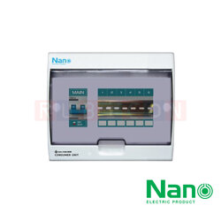 Nano Electric® CM40-06 ตู้คอนซูเมอร์ยูนิต SHIHLIN/NANO เมน+6ช่อง ( พร้อมเมน 40 A) ( 1 ชิ้น/กล่อง )