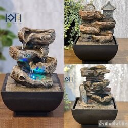 น้ำพุล้นตั้งโต๊ะ รุ่นยอดฮิตขนาดเล็ก เหมาะสำหรับตั้งโต๊ะทำงานเสริมฮวงจุ้ย น้ำพุราคาถูก