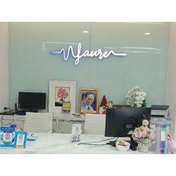 ป้ายตัวอักษรออกไฟแอลอีดี ไล่สีการ์เดี้ยน งานFAURE'MUSIC STUDIO