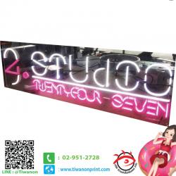 Neon flex led งาน STUDIO
