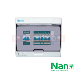 Nano Electric® CM32B-06 ตู้คอนซูเมอร์ยูนิต SHIHLIN/NANO เมน+6ช่อง ( พร้อมเมน 32 A+ลูกย่อย) ( 1 ชิ้น/กล่อง )