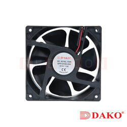 "DAKO" DPF12038-12H พัดลมระบายความร้อนใบพัดพลาสติก ขนาด 4.5" 12V