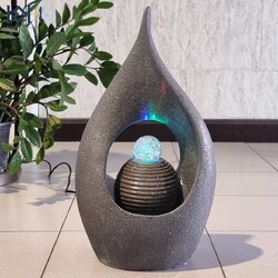 น้ำพุตั้งโต๊ะ รุ่น23093-1 น้ำล้นตั้งพื้นแต่งบ้าน อ่างน้ำพุหน้าบ้าน น้ำตกจำลองเสริมฮวงจุ้ย