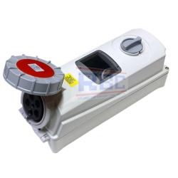 "DAKO Plug" HTPZ 1351 เต้ารับพร้อมสวิทช์ล็อคกันน้ำ (3P+N+E) 63A IP67 (SWITCHED & INTERLOCKED SOCKETS IP67) **เลิกผลิต ใช้รุ่นใหม่ HTPZ 21351**