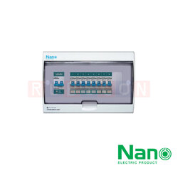 Nano Electric® CM63B-10 ตู้คอนซูเมอร์ยูนิต SHIHLIN/NANO เมน+10 ช่อง ( พร้อมเมน 63 A+ลูกย่อย) ( 1 ชิ้น/กล่อง )