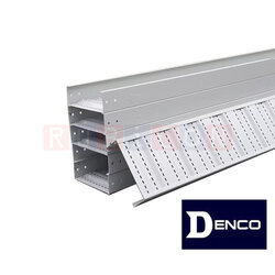 DENCO DSR รางเคเบิ้ลเทรย์ พ่นสี steel sheet หนา 1.5 มม. ยาว 2.4 เมตร (Trunking System: Cable Tray MODEL DSR)