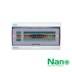 Nano Electric® CU-14 ตู้คอนซูเมอร์ยูนิต SHIHLIN/NANO เมน+14ช่อง ( ตู้เปล่า) ( 1 ชิ้น/กล่อง )