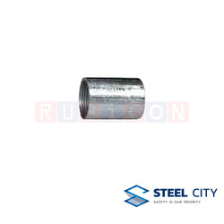 STEEL CITY ข้อต่อหนาอาบสังกะสี (HOT DIP GALVANIZED I.M.C. COUPLINGS)