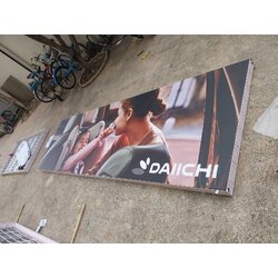 ป้ายกล่องไฟอลูมิเนียมV3 ป้ายกล่องไฟผ้าV3 งาน DAIICHI